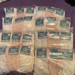 Jockey "Comfies" panties - french cut size 10 (8 packs of 3 each)